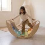 Balancín Waldorf XL de madera artesanal Montessori