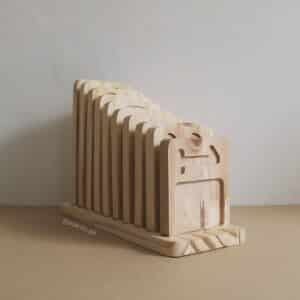 Tablitas de Conteo de madera artesanal Montessori – Lenguaje y Matemática – Aserrín Perú