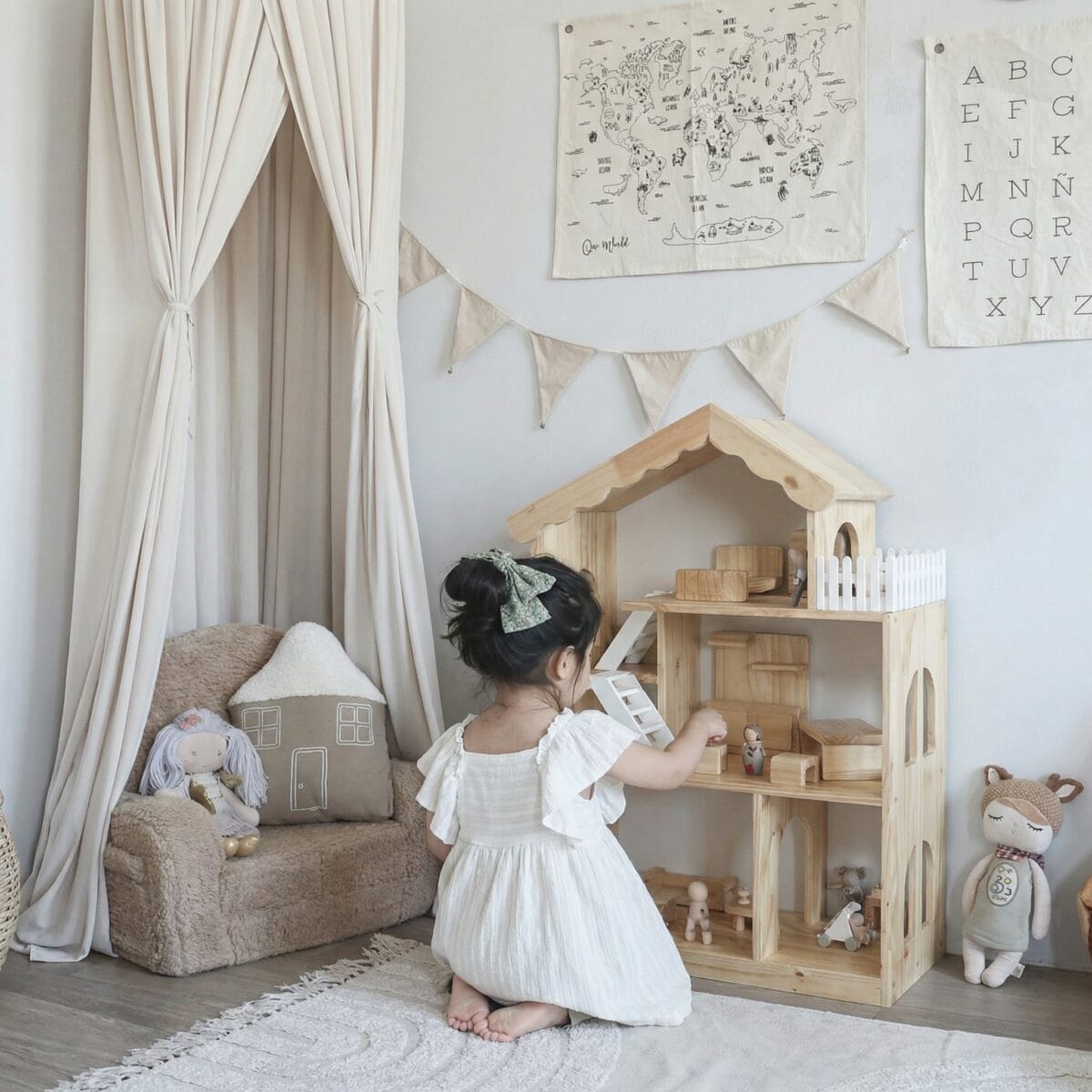 Casita de Muñecas de madera – imagen 5 – Aserrín Perú