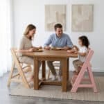 Silla de Comer Evolutiva Montessori de madera artesanal