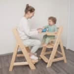 Silla de cmer mamae hijo2 (1) – material Montessori de madera artesanal