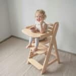 Silla de Comer Evolutiva Montessori de madera artesanal