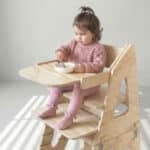 Silla Evolutiva Multifuncional 3.0 + arnés de madera artesanal – Aserrín Perú