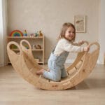 Balancín Waldorf XL de madera artesanal Montessori