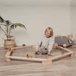 Barras de equilibrio – material Montessori de madera artesanal