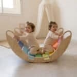 Balancín Waldorf XL 2.0 de madera artesanal Montessori – Circuito – Aserrín Perú