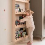 Libreros scalloped 4 pisos