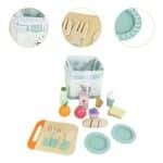 Juego picnic madera montessori – material Montessori de madera artesanal