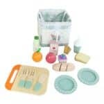 Juego picnic madera montessori – material Montessori de madera artesanal