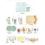 Juego picnic madera montessori – material Montessori de madera artesanal