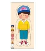 Rompecabeza de madera artesanal Montessori