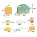 Cocinita de madera artesanal Montessori juego simbólico