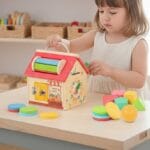 Casita Didáctica de madera artesanal Montessori – Didácticos – Aserrín Perú