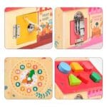 Casita de muñecas de madera artesanal Montessori – imagen 5