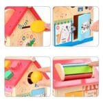 Casita de muñecas de madera artesanal Montessori – imagen 6